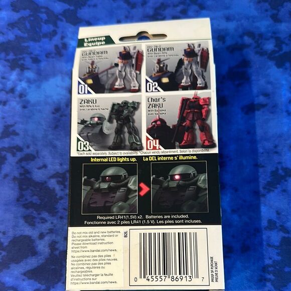 Bandai Zaku Action Figure - Black and Gray - Picture 2 of 3